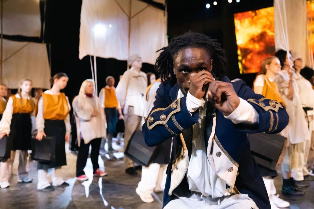 A picture of a performance called Ghost Ships, by Icon Theatre